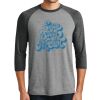 Unisex Tri-Blend 3/4 Sleeve Raglan T-Shirt Thumbnail