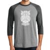 Unisex Tri-Blend 3/4 Sleeve Raglan T-Shirt Thumbnail