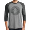 Unisex Tri-Blend 3/4 Sleeve Raglan T-Shirt Thumbnail