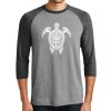 Unisex Tri-Blend 3/4 Sleeve Raglan T-Shirt Thumbnail