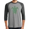 Unisex Tri-Blend 3/4 Sleeve Raglan T-Shirt Thumbnail