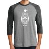 Unisex Tri-Blend 3/4 Sleeve Raglan T-Shirt Thumbnail