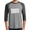 Unisex Tri-Blend 3/4 Sleeve Raglan T-Shirt Thumbnail
