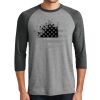 Unisex Tri-Blend 3/4 Sleeve Raglan T-Shirt Thumbnail