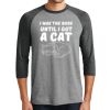 Unisex Tri-Blend 3/4 Sleeve Raglan T-Shirt Thumbnail