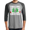 Unisex Tri-Blend 3/4 Sleeve Raglan T-Shirt Thumbnail