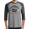 Unisex Tri-Blend 3/4 Sleeve Raglan T-Shirt Thumbnail