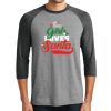Unisex Tri-Blend 3/4 Sleeve Raglan T-Shirt Thumbnail