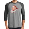 Unisex Tri-Blend 3/4 Sleeve Raglan T-Shirt Thumbnail
