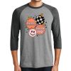 Unisex Tri-Blend 3/4 Sleeve Raglan T-Shirt Thumbnail