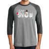 Unisex Tri-Blend 3/4 Sleeve Raglan T-Shirt Thumbnail