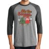 Unisex Tri-Blend 3/4 Sleeve Raglan T-Shirt Thumbnail