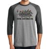 Unisex Tri-Blend 3/4 Sleeve Raglan T-Shirt Thumbnail