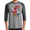 Unisex Tri-Blend 3/4 Sleeve Raglan T-Shirt Thumbnail