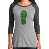 Ladies Tri-Blend 3/4 Sleeve T-Shirt Thumbnail