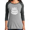 Ladies Tri-Blend 3/4 Sleeve T-Shirt Thumbnail