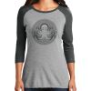 Ladies Tri-Blend 3/4 Sleeve T-Shirt Thumbnail