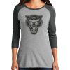 Ladies Tri-Blend 3/4 Sleeve T-Shirt Thumbnail