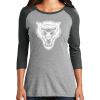 Ladies Tri-Blend 3/4 Sleeve T-Shirt Thumbnail