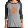Ladies Tri-Blend 3/4 Sleeve T-Shirt Thumbnail