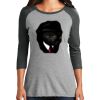 Ladies Tri-Blend 3/4 Sleeve T-Shirt Thumbnail