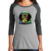 Ladies Tri-Blend 3/4 Sleeve T-Shirt Thumbnail