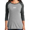 Ladies Tri-Blend 3/4 Sleeve T-Shirt Thumbnail