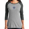 Ladies Tri-Blend 3/4 Sleeve T-Shirt Thumbnail