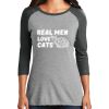 Ladies Tri-Blend 3/4 Sleeve T-Shirt Thumbnail