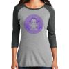Ladies Tri-Blend 3/4 Sleeve T-Shirt Thumbnail