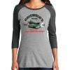 Ladies Tri-Blend 3/4 Sleeve T-Shirt Thumbnail