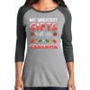 Ladies Tri-Blend 3/4 Sleeve T-Shirt Thumbnail