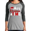 Ladies Tri-Blend 3/4 Sleeve T-Shirt Thumbnail