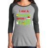 Ladies Tri-Blend 3/4 Sleeve T-Shirt Thumbnail