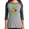 Ladies Tri-Blend 3/4 Sleeve T-Shirt Thumbnail