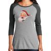 Ladies Tri-Blend 3/4 Sleeve T-Shirt Thumbnail