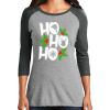 Ladies Tri-Blend 3/4 Sleeve T-Shirt Thumbnail