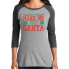 Ladies Tri-Blend 3/4 Sleeve T-Shirt Thumbnail