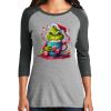 Ladies Tri-Blend 3/4 Sleeve T-Shirt Thumbnail