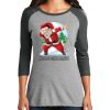 Ladies Tri-Blend 3/4 Sleeve T-Shirt Thumbnail