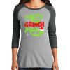 Ladies Tri-Blend 3/4 Sleeve T-Shirt Thumbnail