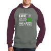 Unisex Colorblock Hooded Sweatshirt Thumbnail