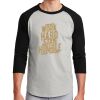 Unisex 50/50 Blend 3/4 Sleeve T-Shirt Thumbnail