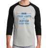 Unisex 50/50 Blend 3/4 Sleeve T-Shirt Thumbnail