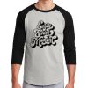 Unisex 50/50 Blend 3/4 Sleeve T-Shirt Thumbnail