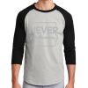 Unisex 50/50 Blend 3/4 Sleeve T-Shirt Thumbnail