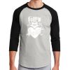 Unisex 50/50 Blend 3/4 Sleeve T-Shirt Thumbnail