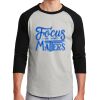 Unisex 50/50 Blend 3/4 Sleeve T-Shirt Thumbnail