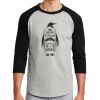 Unisex 50/50 Blend 3/4 Sleeve T-Shirt Thumbnail
