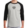 Unisex 50/50 Blend 3/4 Sleeve T-Shirt Thumbnail